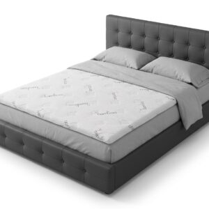 High-Density Foam Double Dreamy Comfort Bamboo Quilted Mattress Topper