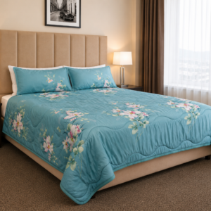 Aqua Cherry 3-Piece Comforter Set
