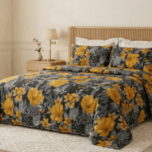 Microfibre Comforter Set - Midnight Marigold