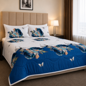 Oriental Teal 3-Piece Comforter Set