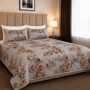 Peach Paisley 3-Piece Comforter Set