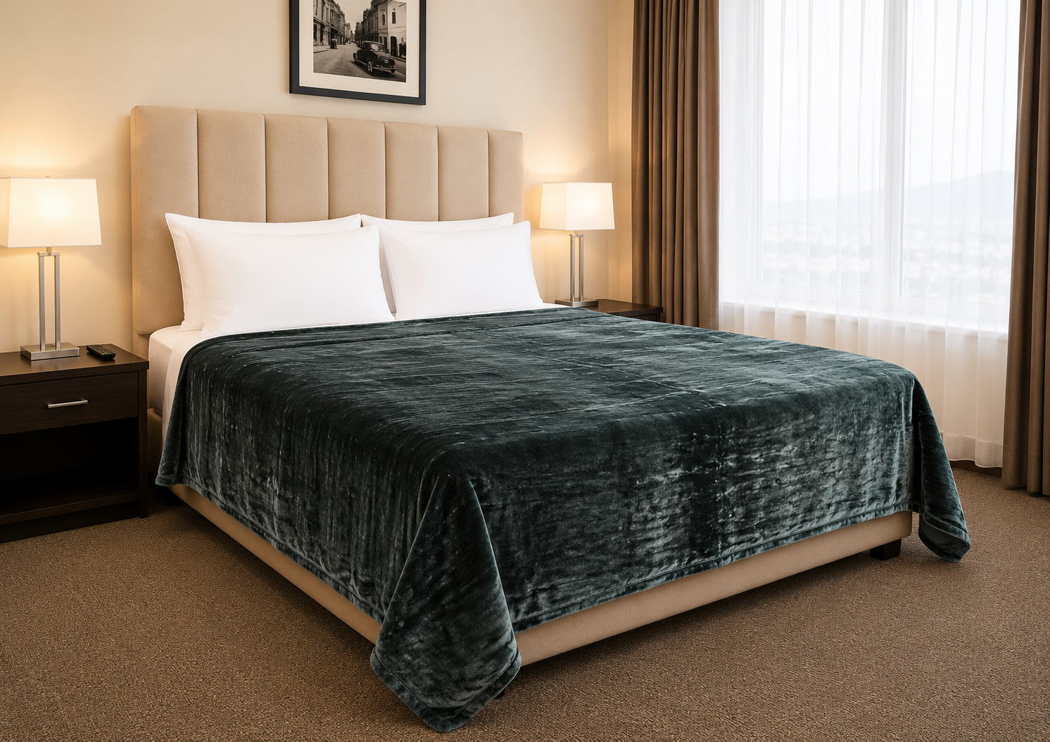 Buy 1Ply Silver Plush Mink Blanket South Africa - Image 10