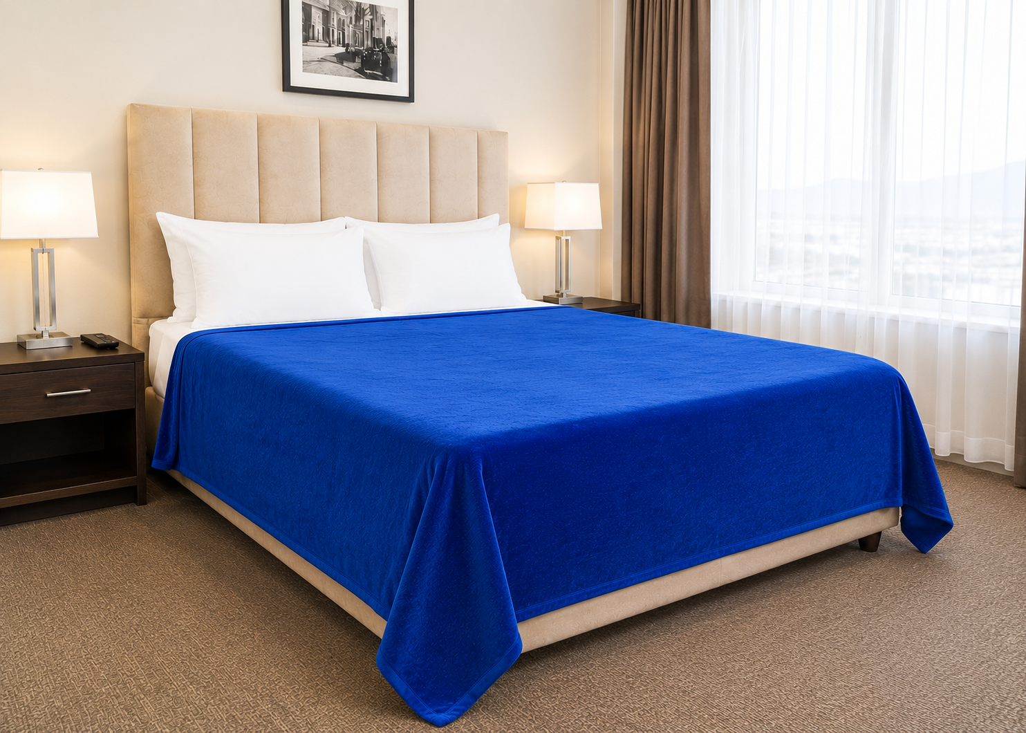 Buy 1Ply Silver Plush Mink Blanket South Africa - Image 2