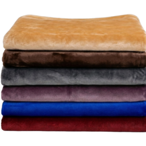 1Ply Silver Plush Mink Plain Blanket