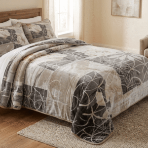 Queen Mink Blanket - Desert Blossom